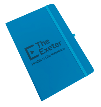 The Exeter Blue A5 Lined Notebook